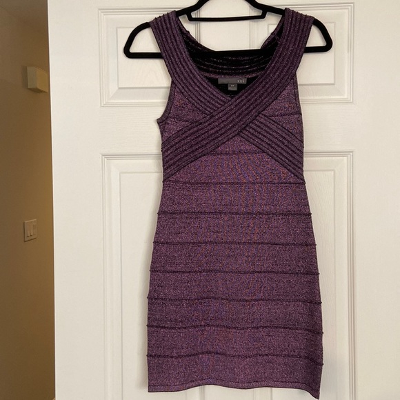 Forever 21 Sparkly Purple Mini Dress - Picture 1 of 4